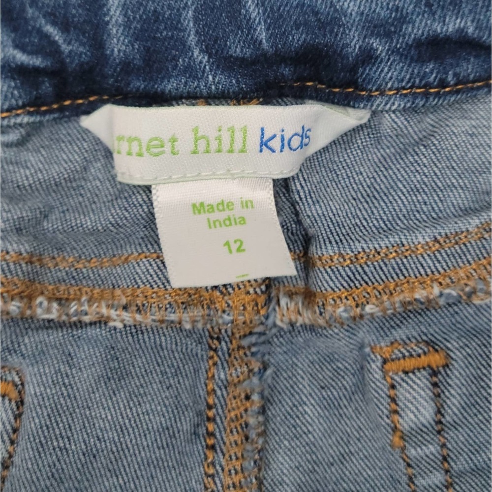 Garnet Hill Kids Embellished Skinny Jeans - Picture 3 of 4